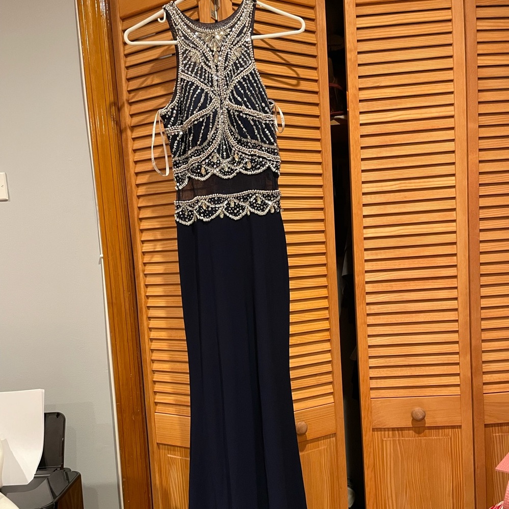 Navy blue PROM DRESS
